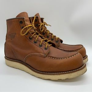 Red Wing Classic Traction Tred Men's 6-Inch Soft Toe Boot Size 9D